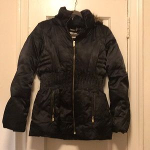 Laundry down black winter coat